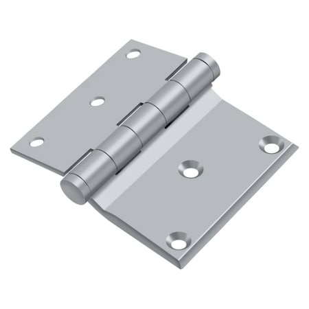 Deltana Satin Chrome Door and Butt Hinge DHS3035U26D