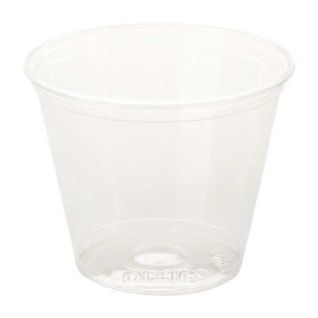 DIXIE Dixie® Crystal Clear Plastic Squat Cups, 9 oz., 2 7/8" x 3 5/8", 1000/Case DIX100