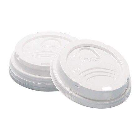 Dixie Dixie PerfecTouch Cup Lids, 8 oz., White, PK1000 DIX8LID