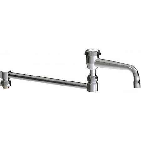 Chicago Faucet Double Jntd Vb Swg Spout DJ18BVBJKABCP