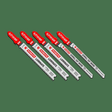 Diablo JigsawBlade, 5pcs, TPI:10, 20, T Shank DJT505