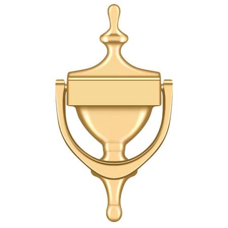 Deltana Door Knocker, Victorian Lifetime Brass DK7356CR003