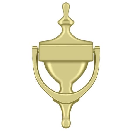 Deltana Door Knocker, Victorian Bright Brass DK7356U3