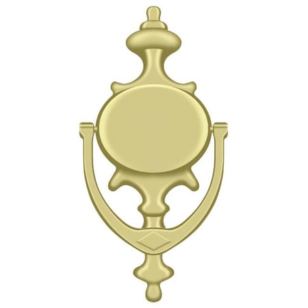 Deltana Door Knocker, Imperial Bright Brass DK854U3