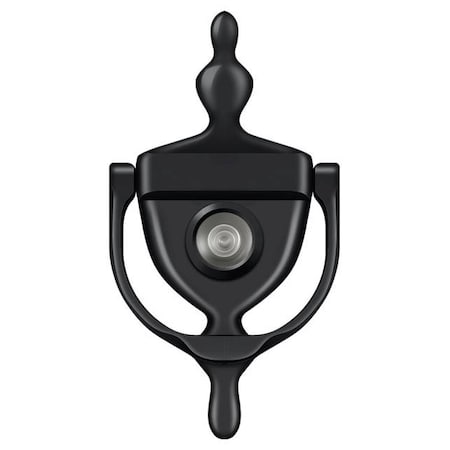 Deltana Door Knocker-Viewer Black DKV630U19