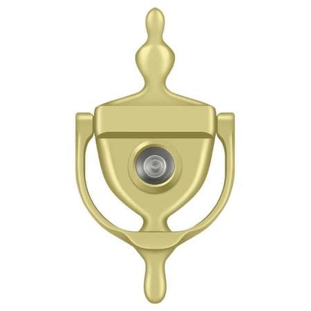 Deltana Door Knocker-Viewer Bright Brass DKV630U3