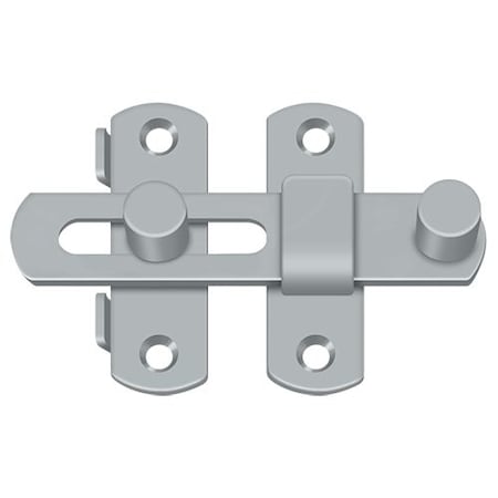 Deltana Drop Latch 3-1/2" Satin Chrome DL35U26D