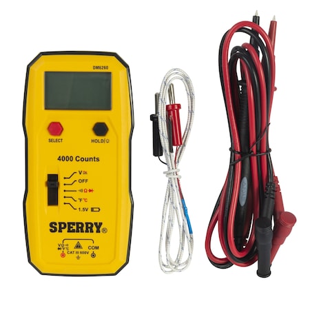 Sperry Instruments Seven Function Auto Ranging Digital Mult DM6260