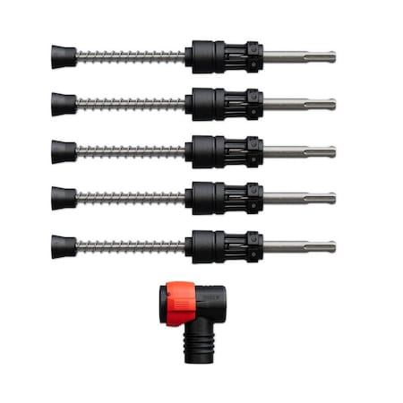 Diablo Dust Ext Hammer Drill Bit, 1/4 in dia, PK6 DMAPLA4400-S6