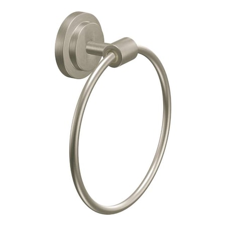 Moen Iso Towel Ring Brushed Nickel DN0786BN