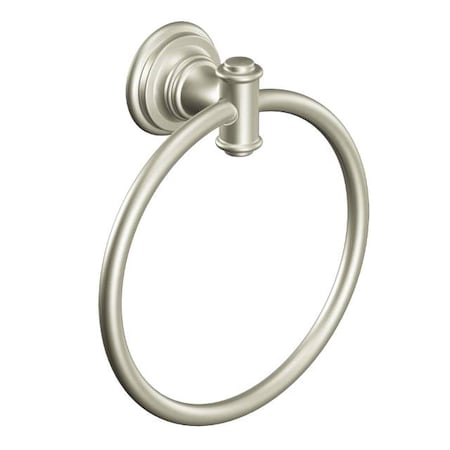 Moen Ellsworth Towel Ring Brushed Nickel DN9186BN
