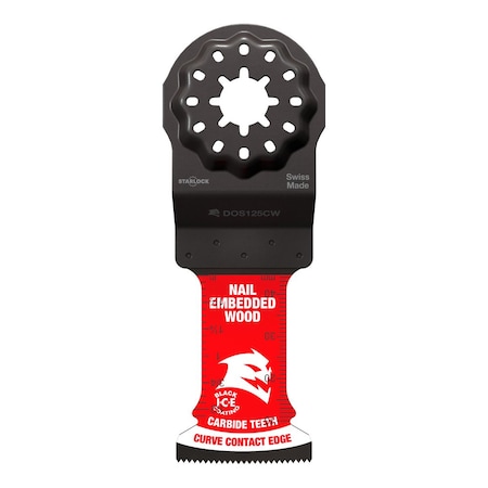 Diablo Oscillating Blade, 1-1/4 Width o/Cut, PK3 DOS125CW3