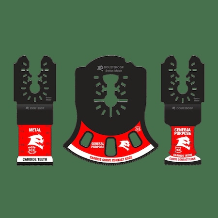 Diablo OscilToolBladeSet, 3pcs, Carbide DOU3CS