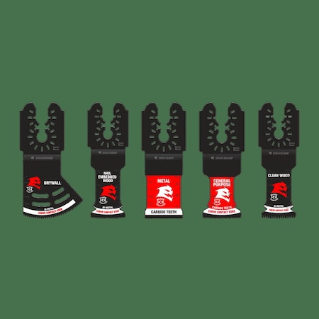 Diablo OscilToolBladeSet, 5pcsBi-MetalCarbidePK5 DOU5S