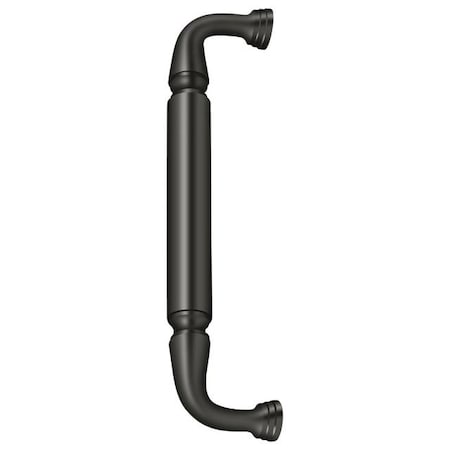 Deltana Door Pull Without Rosette, 10" Oil Rubbed Bronze DP2575U10B