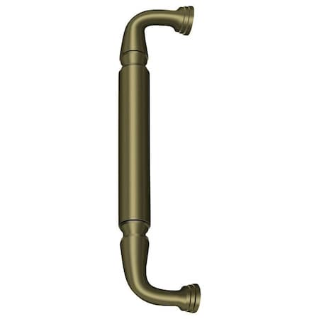 Deltana Door Pull Without Rosette, 10" Antique Brass DP2575U5