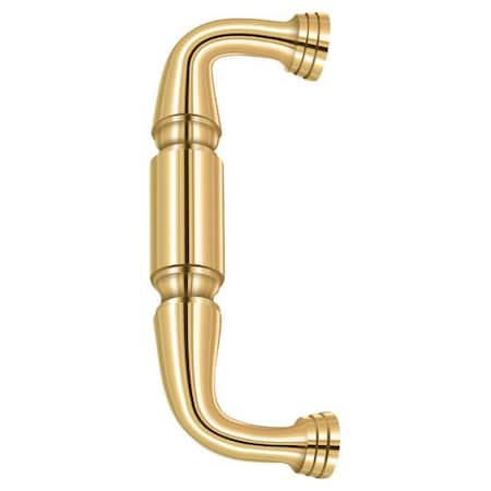 Deltana Door Pull, 6" Lifetime Brass DP675CR003