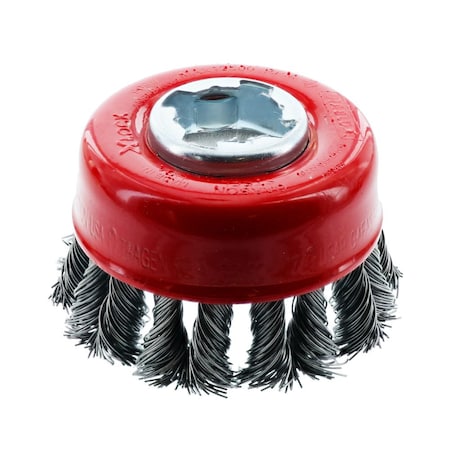 Diablo X-LOCK Carbon Steel Knot Cup Brush, 2-3/ DPB275XKCC01F