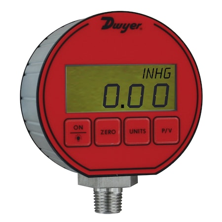 Dwyer Instruments Differential digital pressure transmitter, range 0-0.25" w.c. DM-002