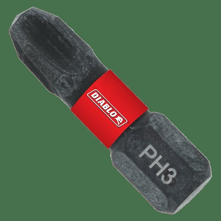 Diablo Driver Bit Range Of Phillips Bits D, PK2 DPH31P2