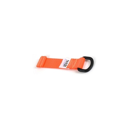 Ty-Flot Webbing and DRing Attachment, Orange, PK25 DRHDORPL