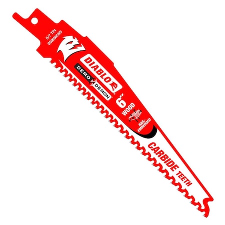 Diablo Demo Demon Carbide Recip Blade for, PK10 DS0606CWS10