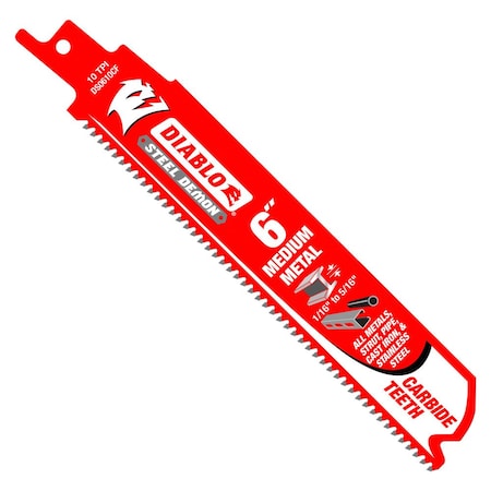 Diablo Steel Demon Carbide Recip Blades (, PK10 DS0610CF10