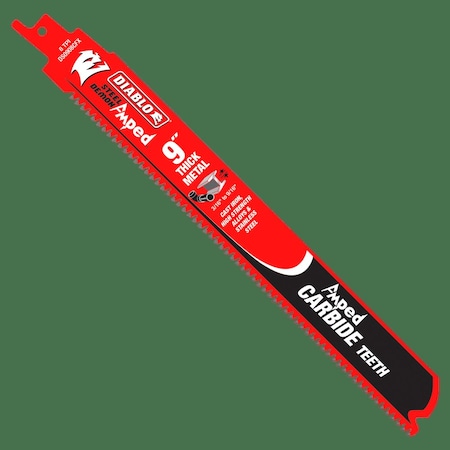 Diablo 9 in L x 8 TPI Reciprocating Saw Blade, 3 PK DS0908CFA3