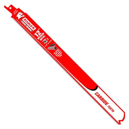 Diablo Steel Demon Carbide Recip Blades M, PK10 DS1210CF10