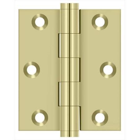 Deltana Screen Door Hinge Unlacquered Bright Brass 3"X2.5" DSB3025U3-UNL