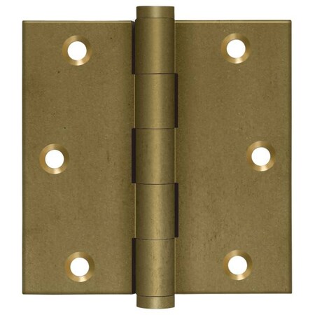 Deltana Bronze Medium Square Hinge, Holes per Leaf: 3 DSB3510BM