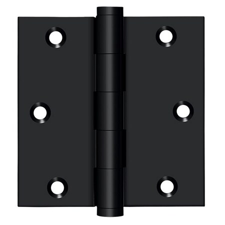 Deltana Black Square Hinge DSB3519-R