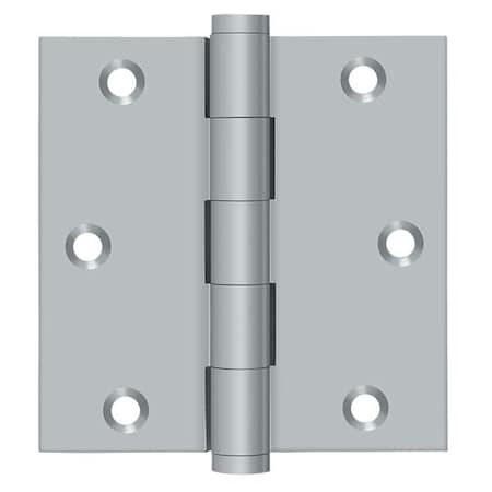 Deltana Satin Chrome Door and Butt Hinge DSB3526D-R
