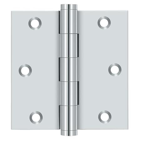 Deltana Bright Chrome Square Hinge DSB3526-R