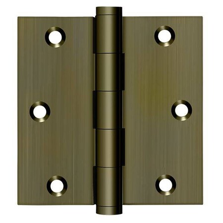 Deltana Antique Brass Door and Butt Hinge DSB355-R