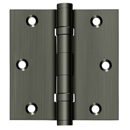 Deltana Antique Nickel Square Hinge DSB35B15A