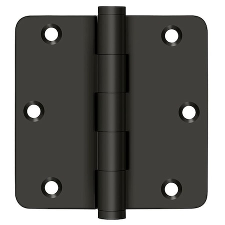 Deltana Oil Rubbed Bronze Radius Hinge DSB35R410B-R