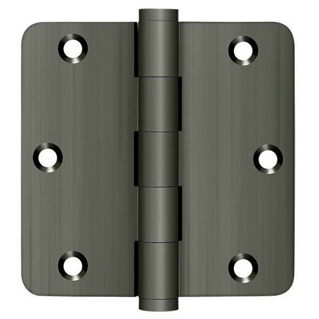Deltana Antique Nickel Door and Butt Hinge DSB35R415A-R