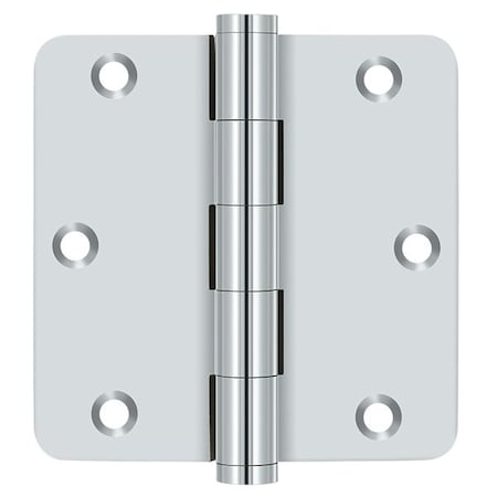 Deltana Bright Chrome Door and Butt Hinge DSB35R426-R