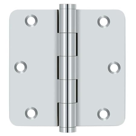 Deltana Bright Chrome Door and Butt Hinge DSB35R426