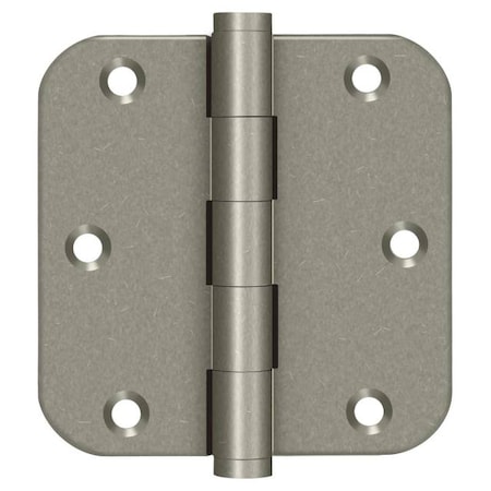 Deltana White Bronze Light Door and Butt Hinge, Holes per Leaf: 3 DSB35R510WL-R