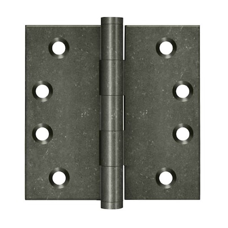 Deltana White Bronze Medium Door and Butt Hinge DSB410WM