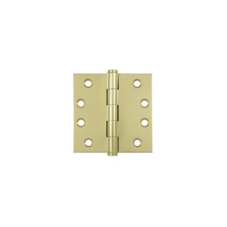 Deltana Bright Brass Door and Butt Hinge DSB43-UNL