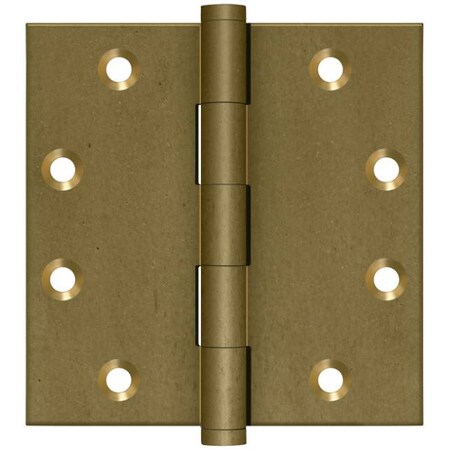 Deltana Bronze Medium Square Hinge, Holes per Leaf: 4 DSB4510BM