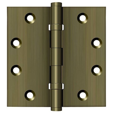 Deltana Antique Brass Door and Butt Hinge DSB45B5