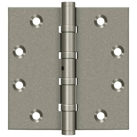 Deltana White Bronze Light Door and Butt Hinge DSB45NB10WL