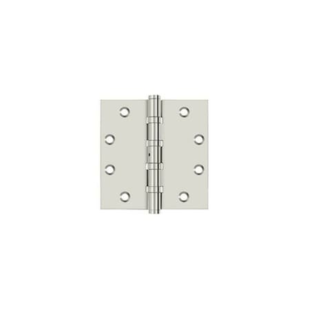 Deltana Bright Nickel Square Hinge DSB45NB14