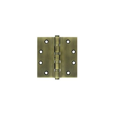 Deltana Antique Brass Door and Butt Hinge DSB45NB5