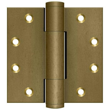 Deltana Bronze Medium Door and Butt Hinge, Holes per Leaf: 4 DSB45RM10BM