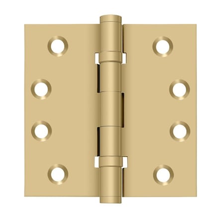 Deltana Satin Brass Door and Butt Hinge DSB4B4